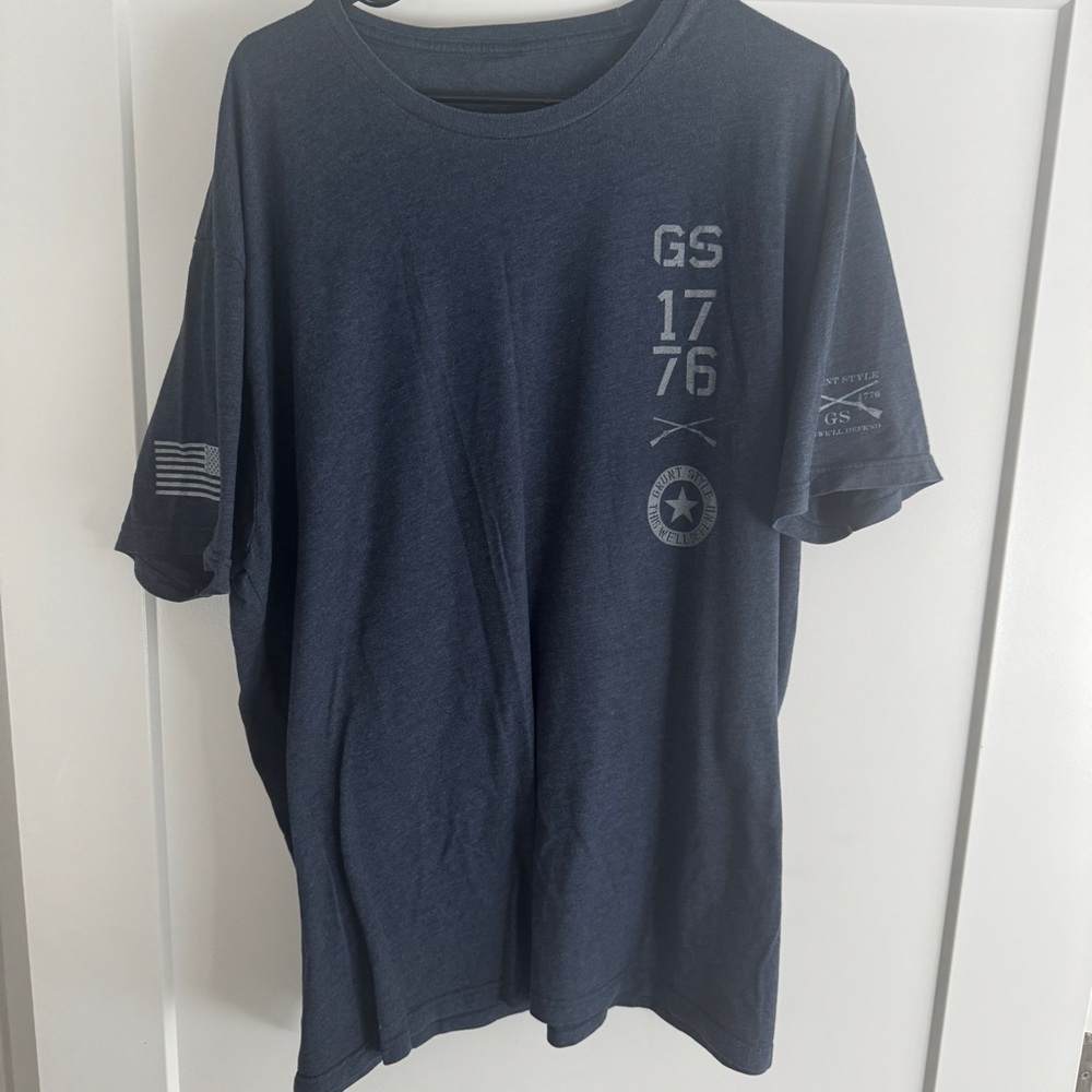 Grunt Style Dark Blue Patriotic Tee